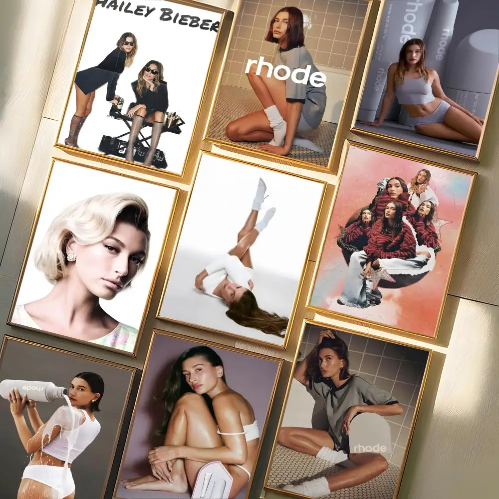 

Картина-калиграфия H-Hailey R-Rhode B-Bieber, HD, премиум-класса, на холсте, устойчивая к выцветанию, прочная, для декора стен дома и офиса