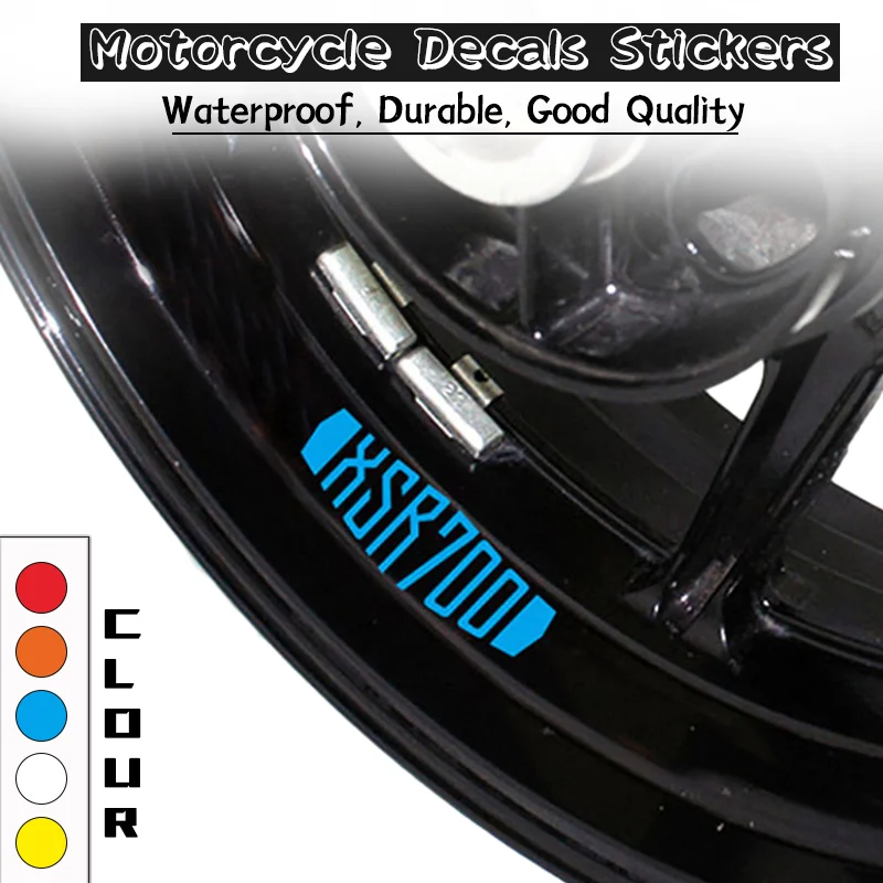 

Hot Sale Wheel Rflective Sticker For YAMAHA XSR700 XSR 700 Motorcycle Rim Scooter Hub Stripe Decorative Decal Accessories xsr700