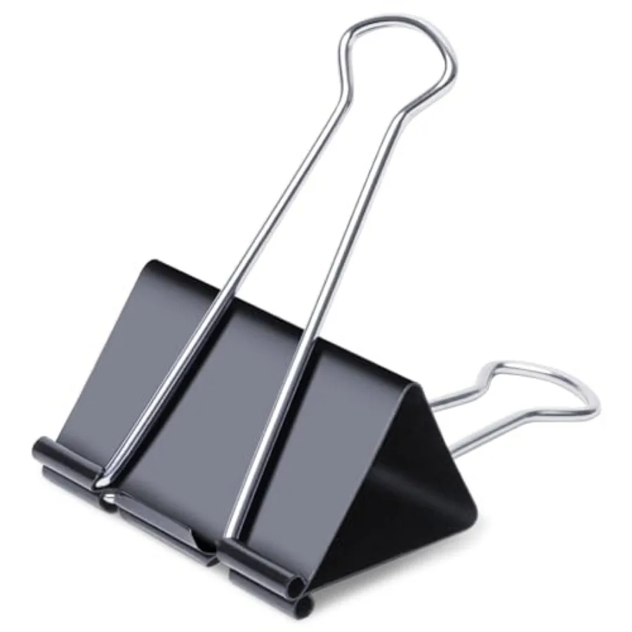 

Jumbo Binder Clips 3 inch 6 Pcs,Extra Large Binder Clips Giant for Office Supplies