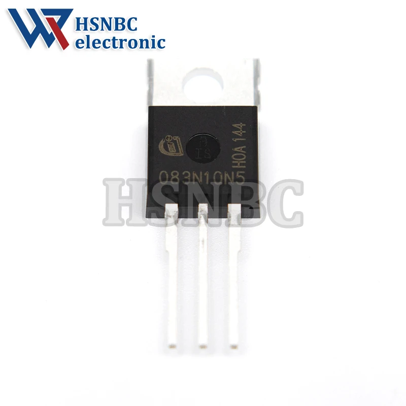 10 قطعة/الوحدة IPP083N10N5 083N10N5 IPP083N10N5AKSA1 TO-220 73A 100V N-قناة الطاقة MOSFET الترانزستور 100% جديد الأصلي