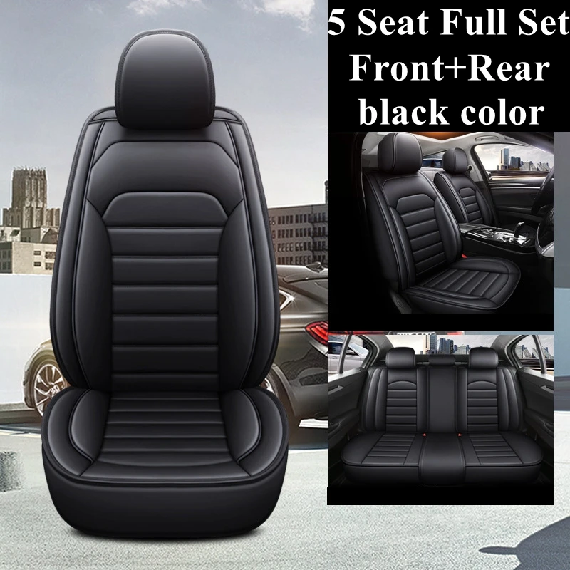 

Front+Rear Car Seat Cover Set for Hyundai Sonata Genesis G80 G90 Grandeur HB20 Ix20 I20 I10 Matrix Rohens Tucson 2019 Veracruz