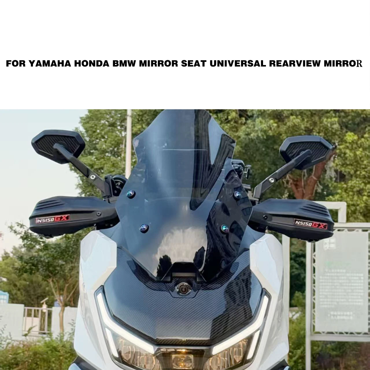 

Аксессуары для мотоциклов: Универсальные складные боковые зеркала заднего вида M10 из карбона для YAMAHA, BMW, Honda, Voge, ATV