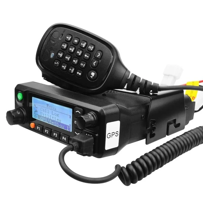 UHF 50W Record 1000Ch VOX 1750Hz Vehicle Long Range Communication Walkie Talkie TYT MD-9600 DMR Mobile Radio GPS Dual Band VHF