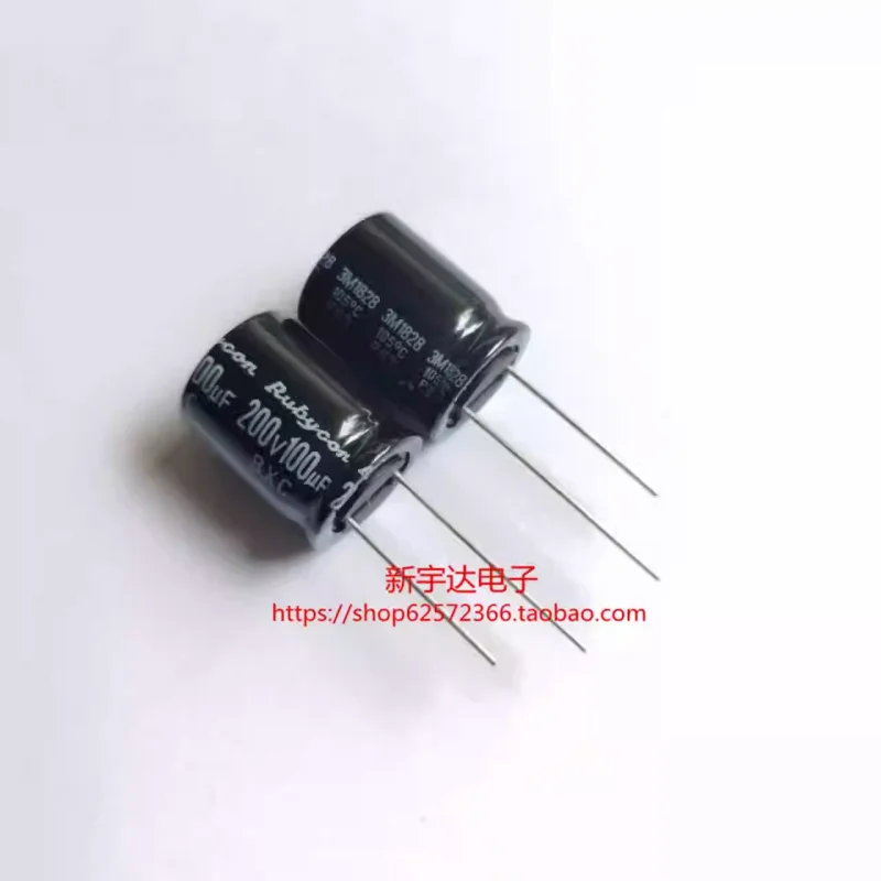 

10-100 шт. 100UF200V 16X20 Ruby BXC Высокочастотный долговечный оригинальный электролитический конденсатор 200V100UF