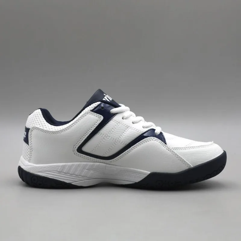 

Новинка 2023 года, осенняя мужская обувь для бадминтона, носимые теннисные туфли, мужская белая кожаная спортивная обувь, мужская обувь для двора