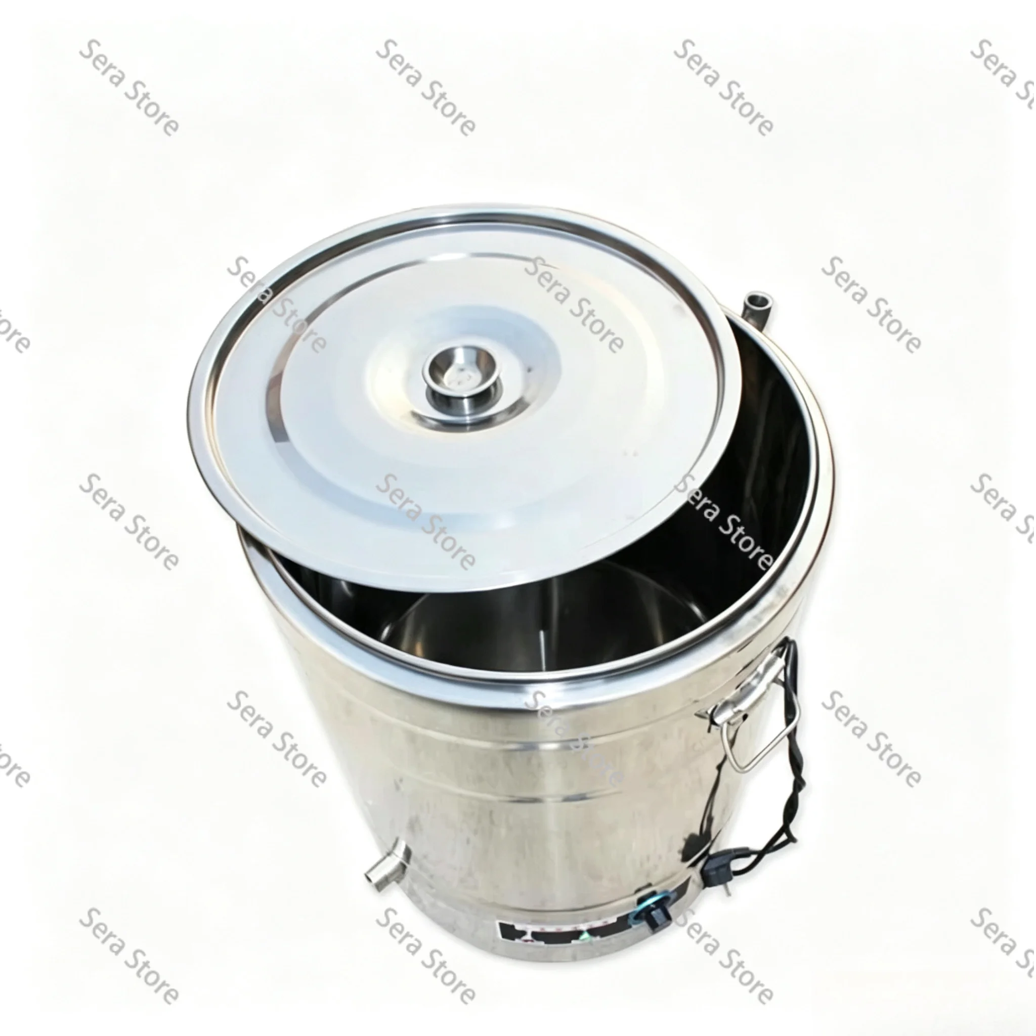 Beekeeping Equipment Double Layers Stainless Steel Honey Bucket Honey Tank with Heater