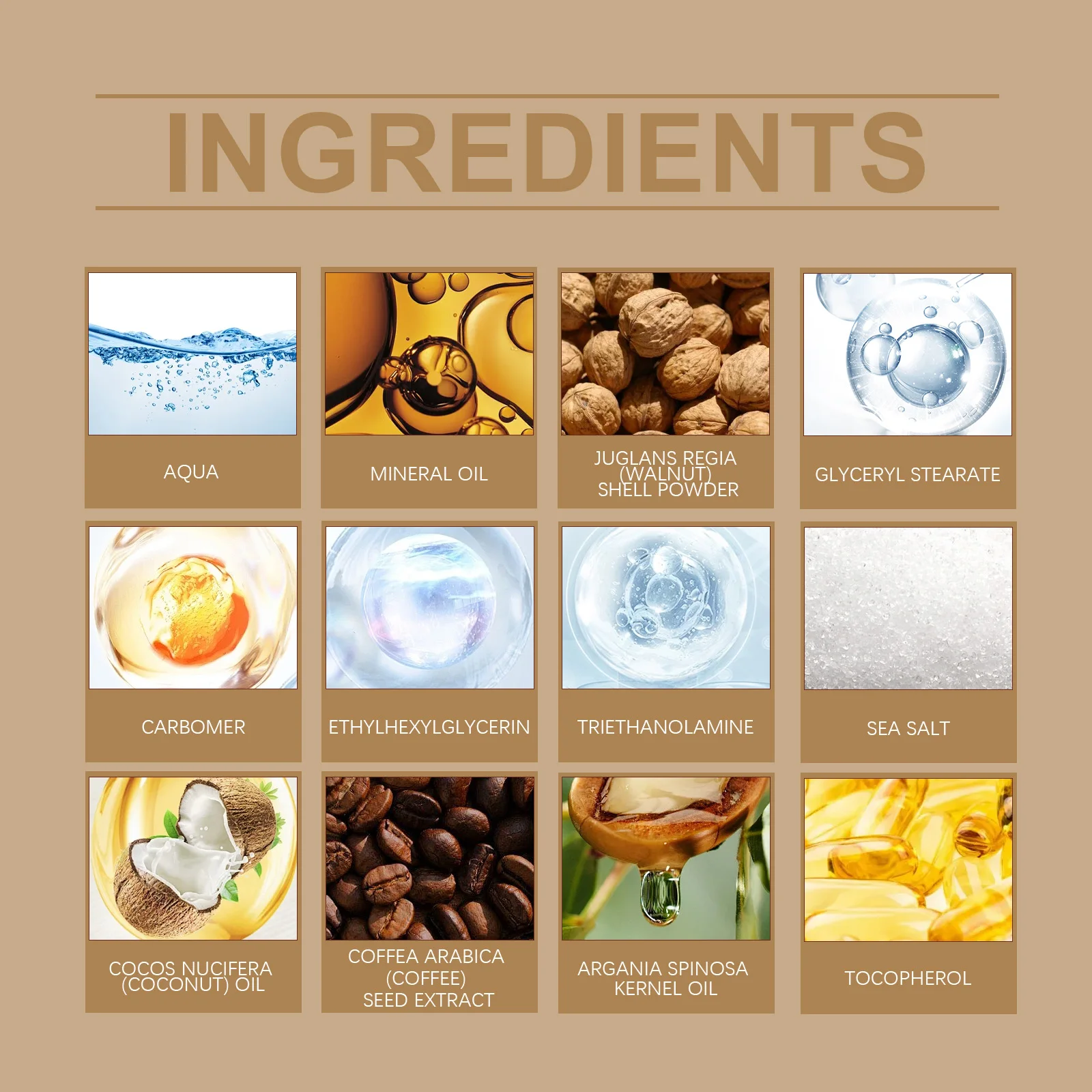 Coconut Coffee Body Scrub Exfoliating Dead Skin Dry Skin Remedy Smooth Skin Care Winter Skincare Moisturizing Repairing 100g