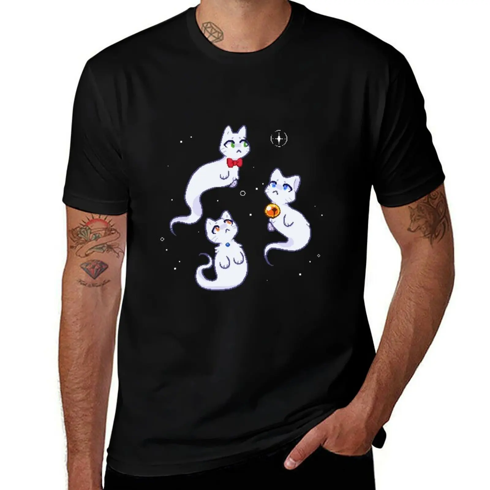 

for T-Shirt man pack shirts white heavy man t man cotton for t shirts shirt t Ghosties casual men