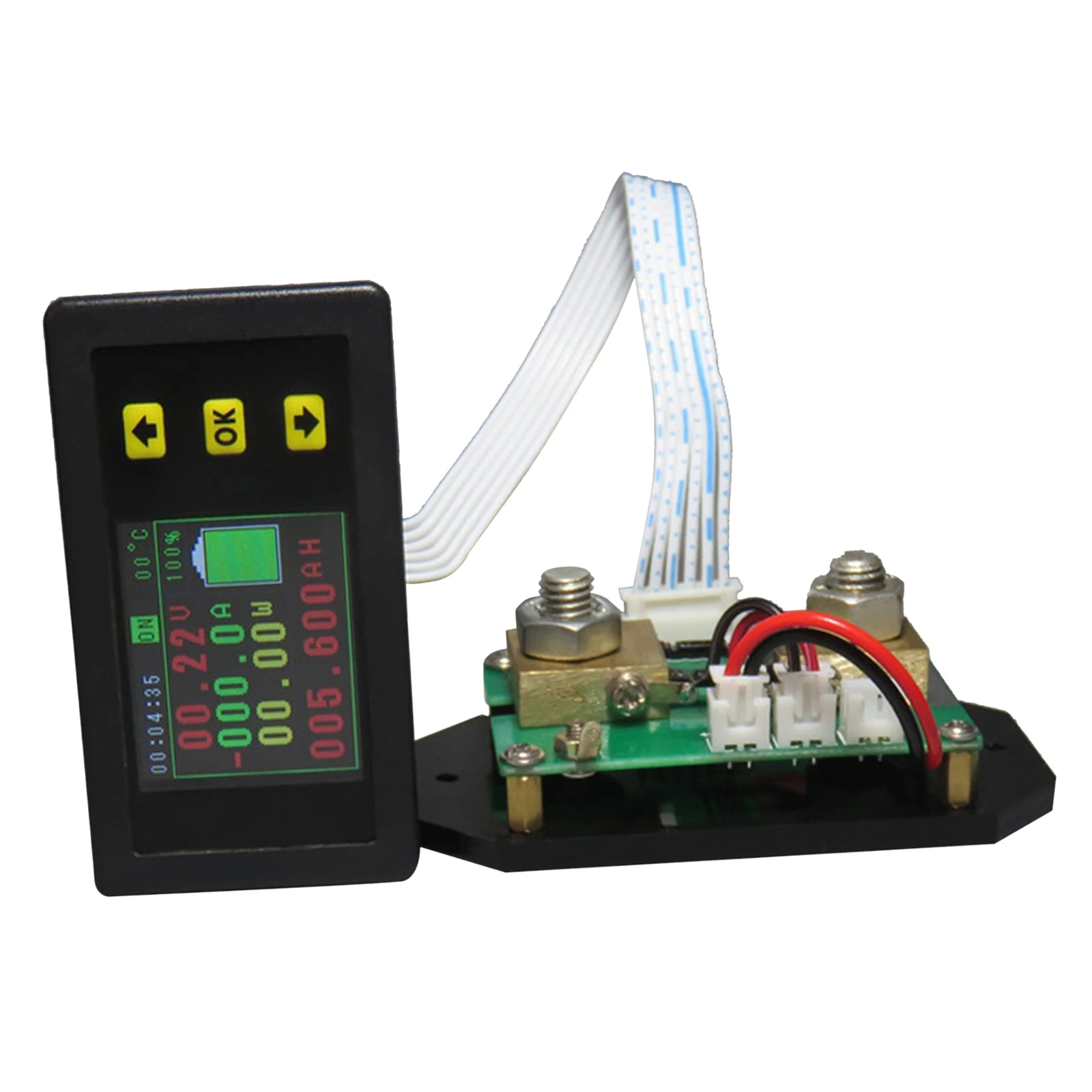 00v 100A 500A 1.8inch Color LCD Combo Meter Voltage Current KWh Watt Meter Capacity Power