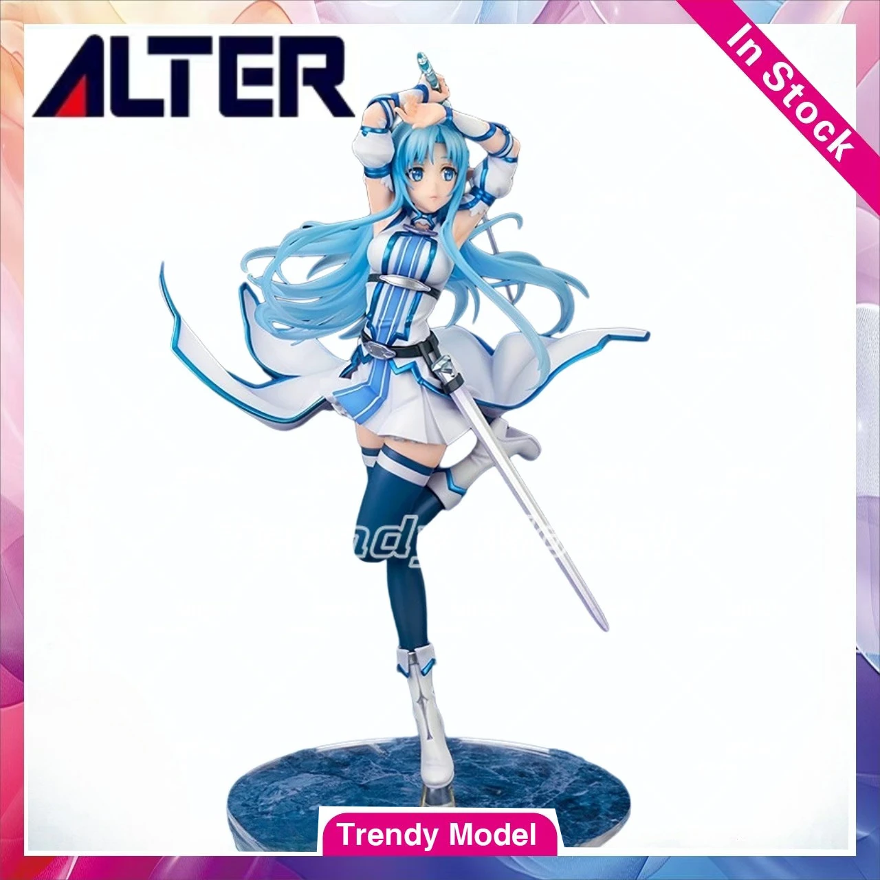 

【TM】In Stock Alter Sword Art Online Asuna Water Sprite 1/7 Figures Model Toy Gift Collection Ornament