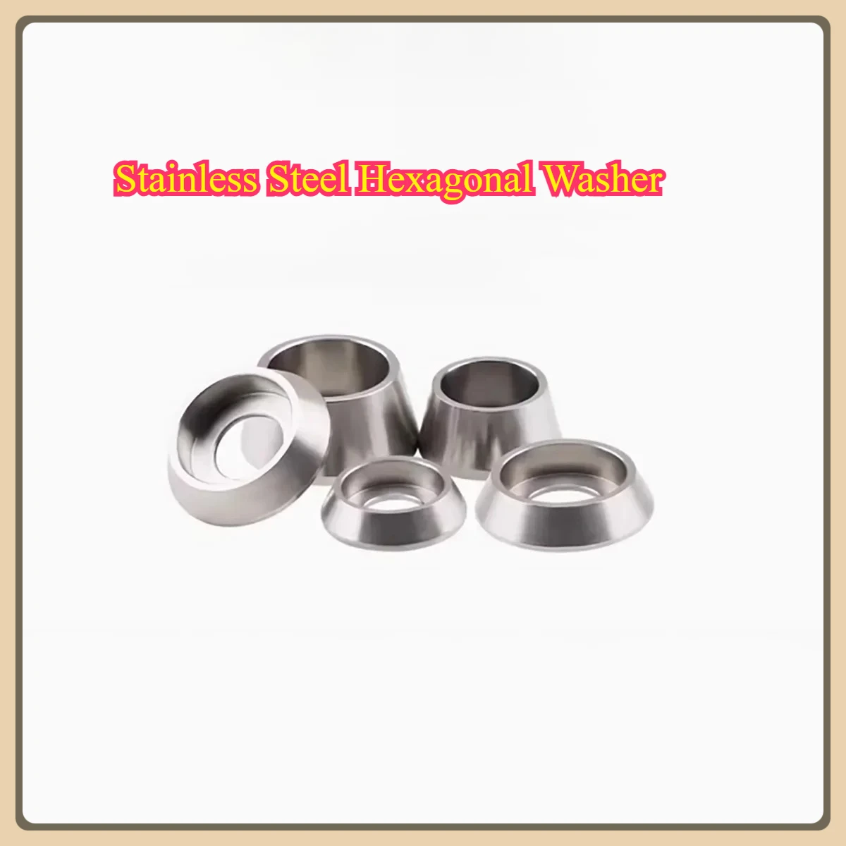 Stainless Steel Hexagonal Washer/Conical Cup Head Gasket/Round Head Screw Protection Gasket/Hexagonal Bolt Gasket
