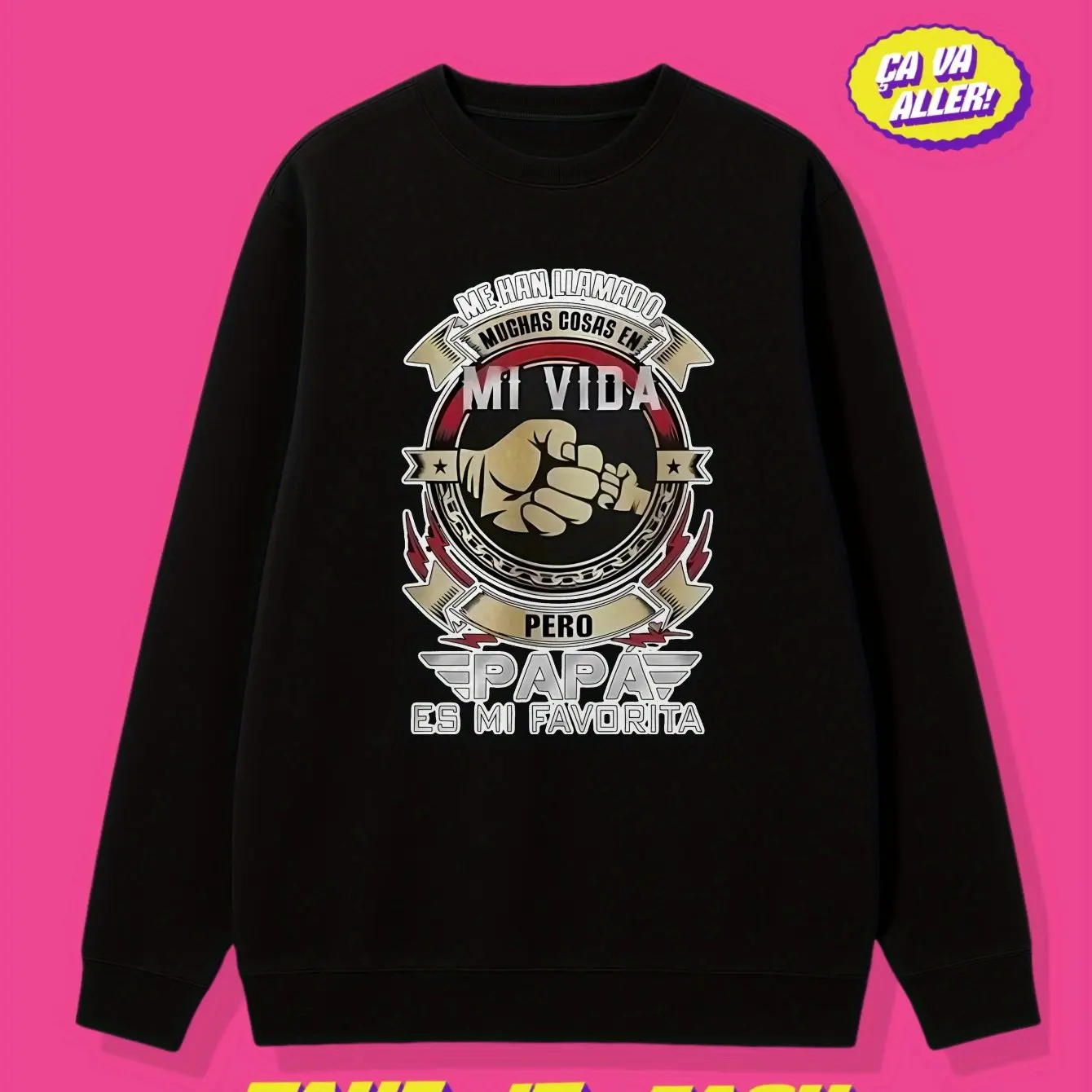 

Mexican Graphic Printing Autumn and Winter Pure Cotton Men's and Women's Sweatshirts Outdoor Sports Leisure Fashion Trend