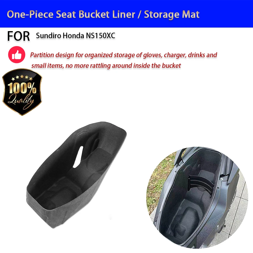 For Honda NS150XC Seat Bucket Liner One-Piece Storage Mat No-Drill Accesorios Moto Accessori Moto