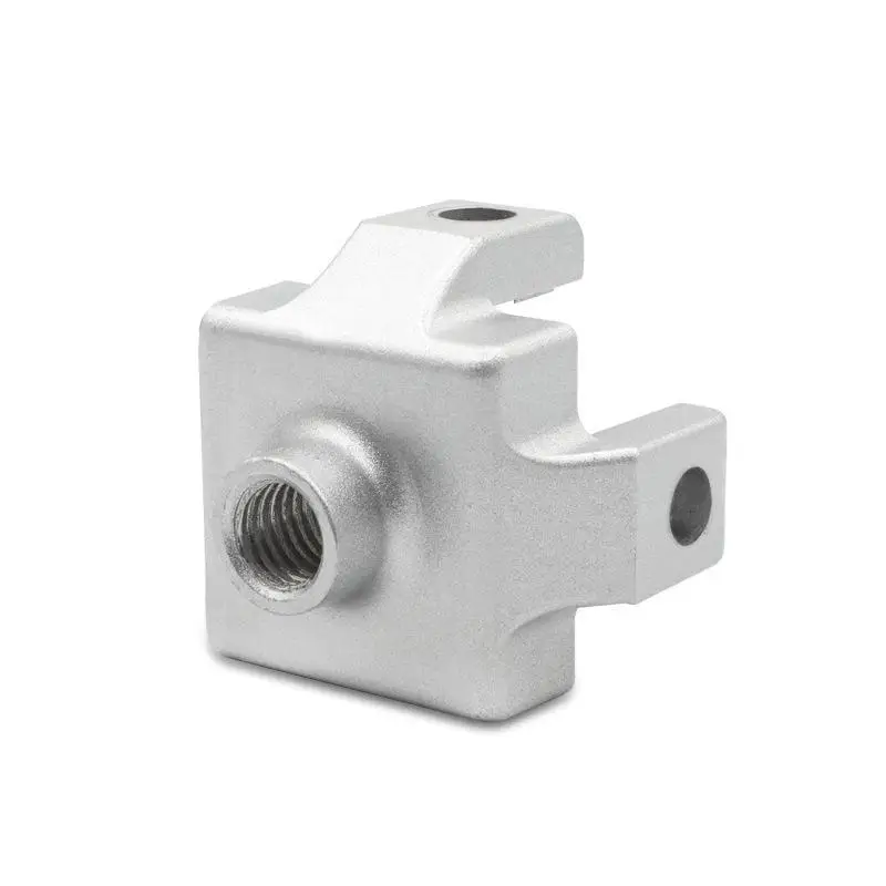 1Pc M6-M12 Aluminum Caster Foot Cup Connection Block for 3030 4040 4545 Profile Greenhouse Frame Caster Installation