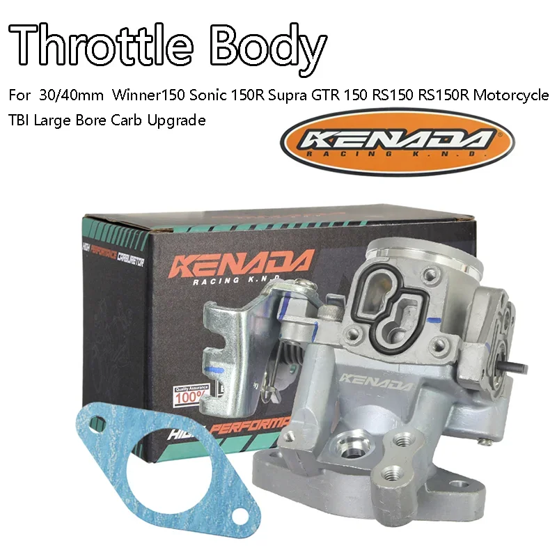 Racing Modified Throttle Body 32-40mm For Winner150 Sonic 150R Supra GTR 150 RS150 RS150R Motorcycle TBI Large Bore Carb Upgrade