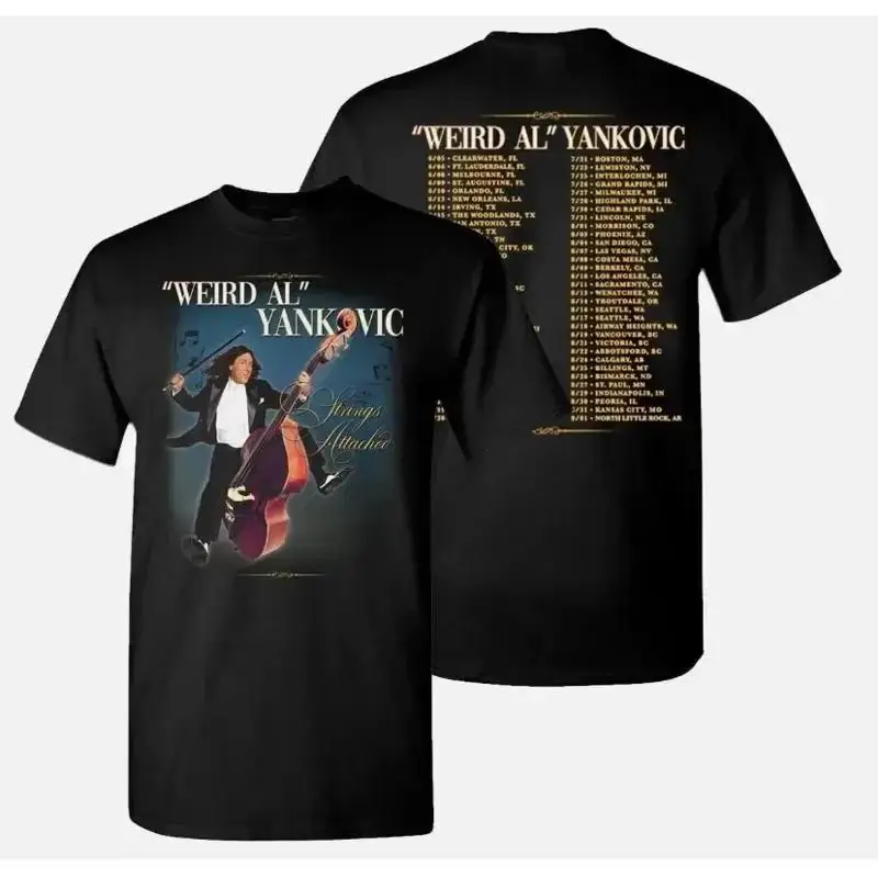 Strings Attached Tour T Shirt Weird Al Yankovic No