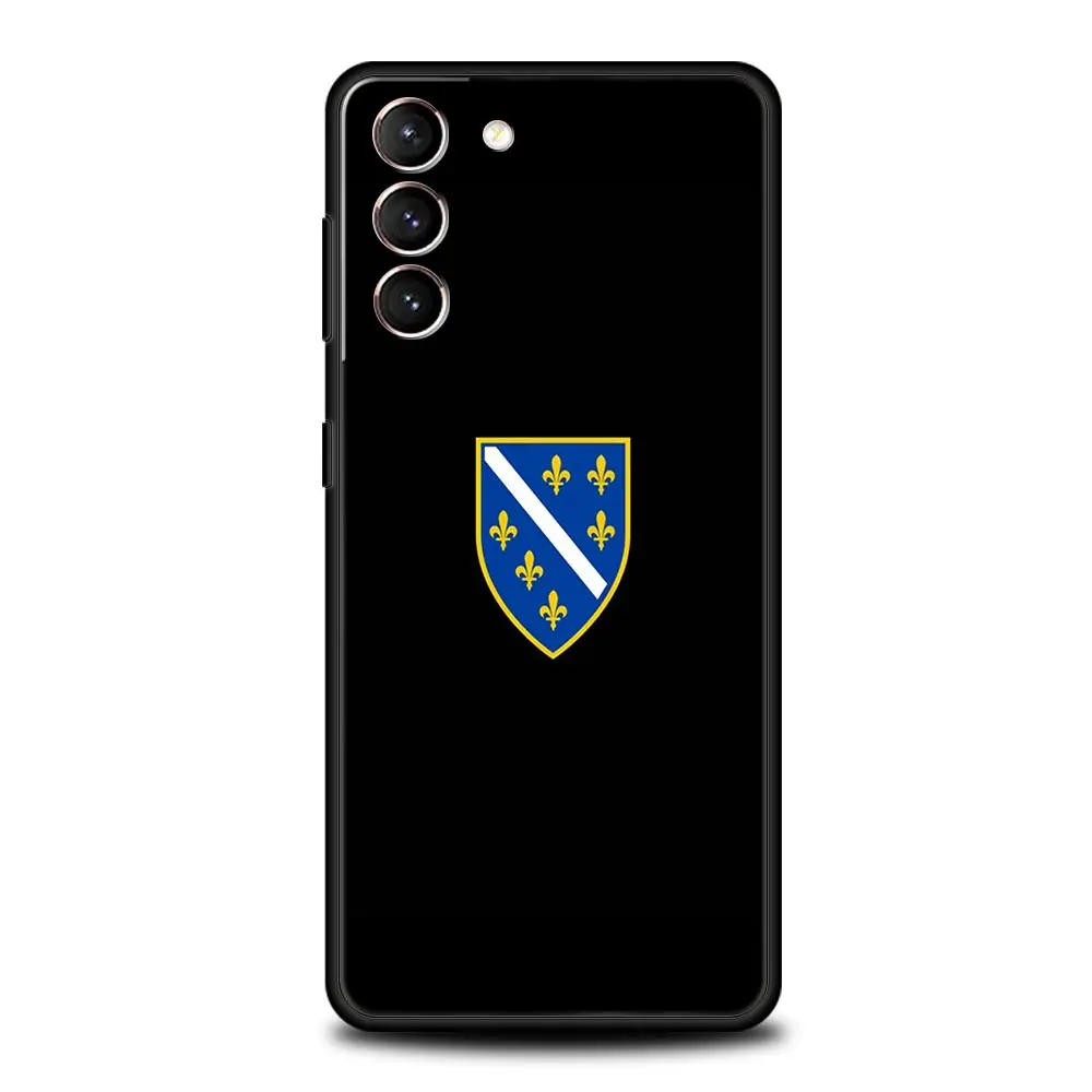 Phone Case For Samsung Galaxy S24 S23 S22 Ultra S20 S21 FE 5G S10 S9 Plus S10E S8 S7 Edge Cover Bosnia and Herzegovina Passport