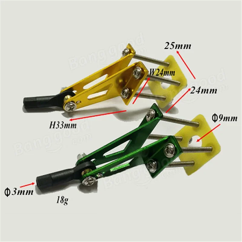 2 Sets 4-Point Aluminum alloy Servo Arm Horns Rudder angle For RC Remote control aircraft drone Aviation airplane part