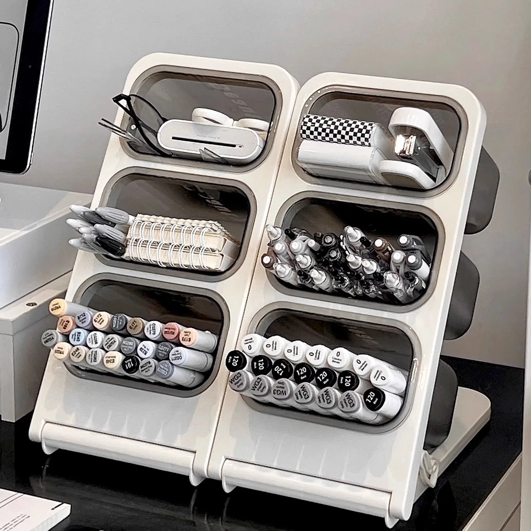 large-capacity-slant-insert-style-pen-holder-desk-organizer-office-stationery-storage-box-boys-desk-pen-case-desktop-pen-rack