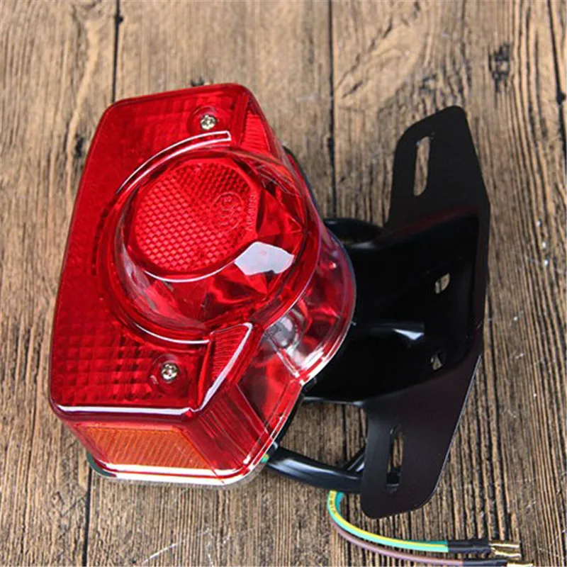 Stop Signal Lamp Motorcycle Rear Light Modified Accessories for Jialing JH70 Motorbike Brake Lights Nondestructive Installation