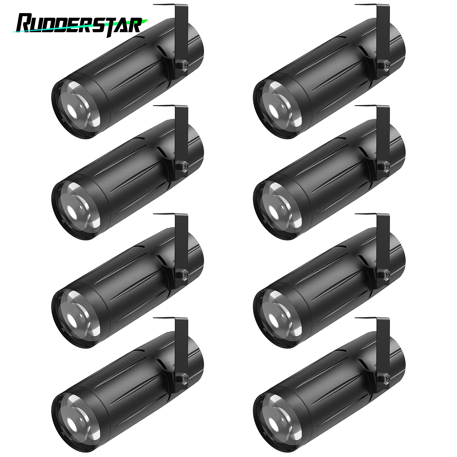 

8PCS 3W White Color LED Pinspot Light DJ Party Lights Stage Effect Lighting for Disco Bar Club Wedding Birthday Theater Concert