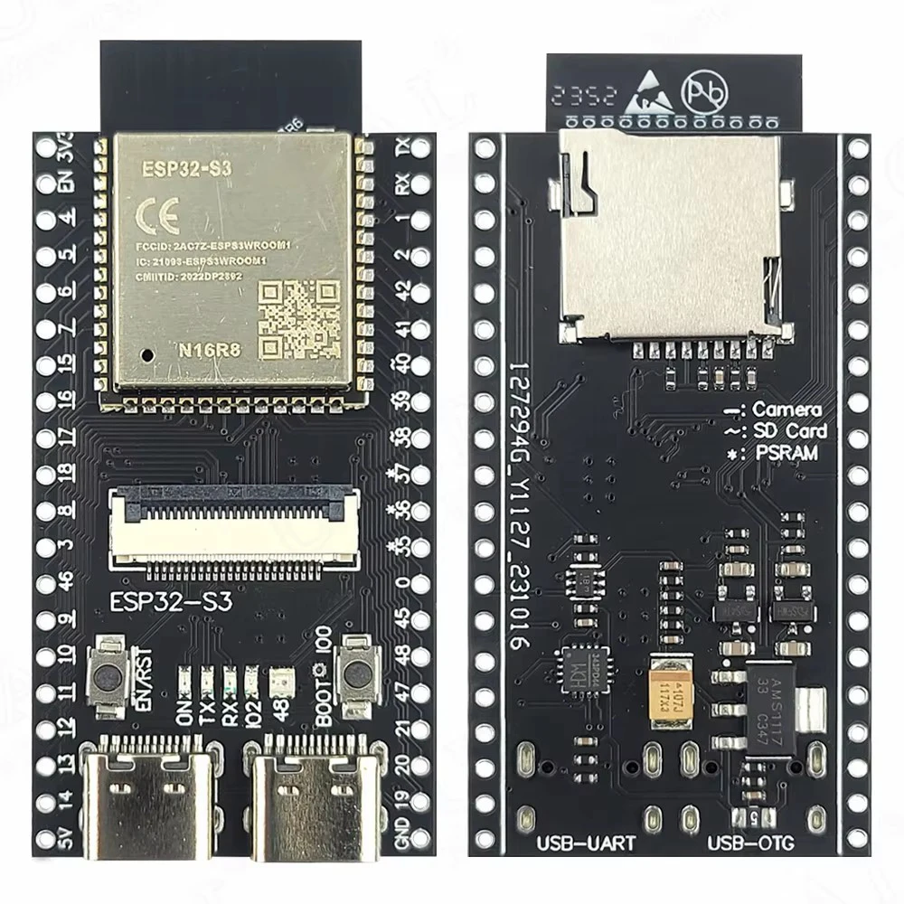 ESP32-S3 N16R8 Development Board 2.4G Wifi BT Camera Module OV2640 OV5640 8MB PSRAM 16MB FLASH ESP32 S3 N16R8 CAM