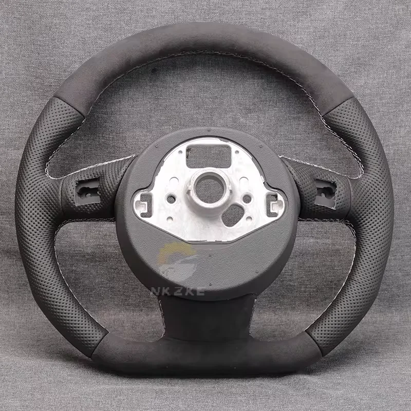 Suitable For Audi A3 8Y, A4 B8, A5, A6,RS3 RS4 Steering Wheel, Can Be Equipped With Multifunctional Buttons And Shift Paddles