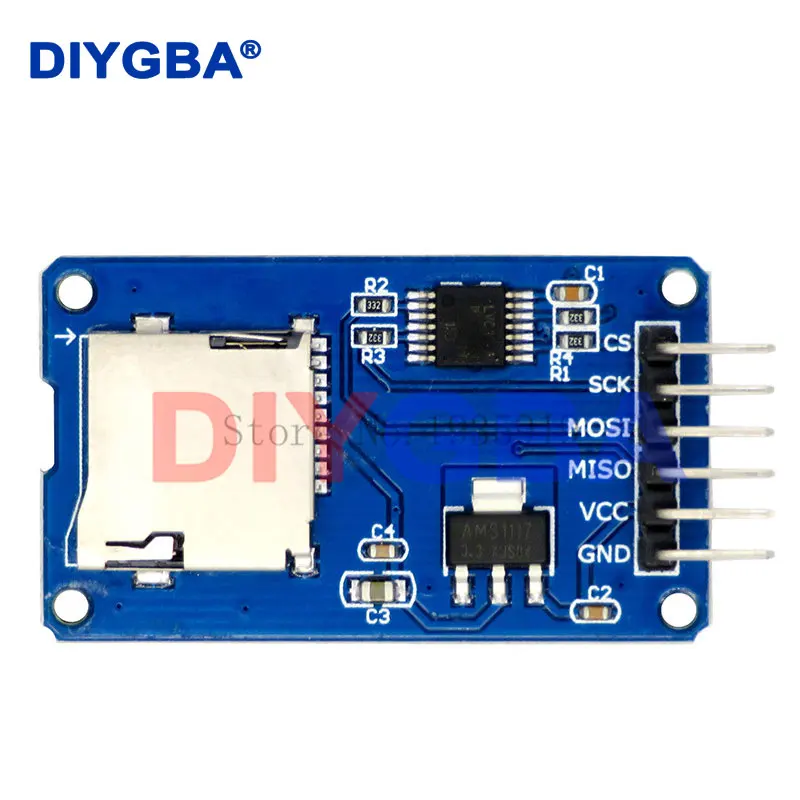 10 stks Micro SD-kaart Mini Opslag Board TF Kaartlezer Memory Shield Module SPI voor arduino Diy Kit