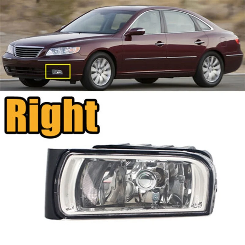 Car Right Front Bumper Fog Lights Fog Lamp Assembly for Hyundai Azera 2006-2011 92202-3L100