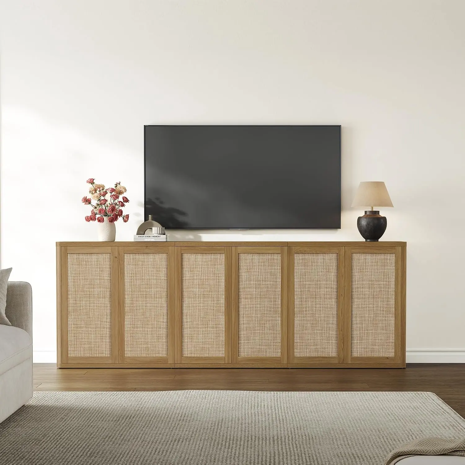 Rattan Sideboard Buffet 95
