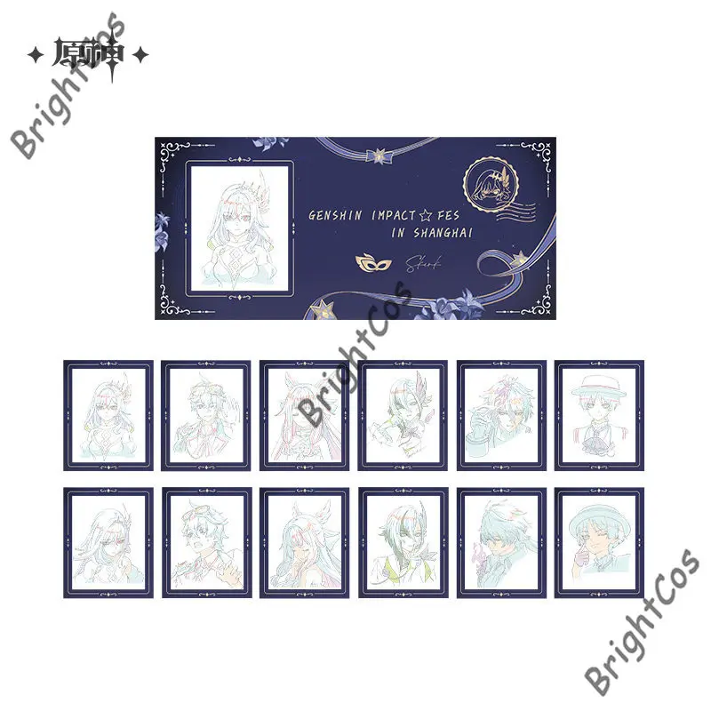 

[Официальный товар] на складе Genshin Impact FES 2026, набор оригинальных художественных пленочных билетов