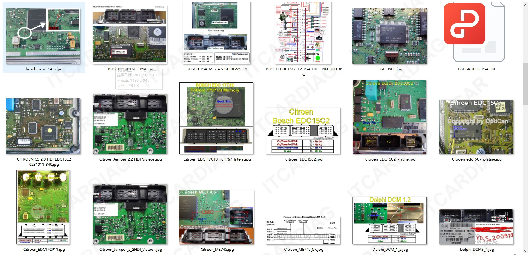 Archivo de Pinout de colección ECU, conexión de Pinout ECU automotriz para Ford/BMW/Toyota/Iveco, diagrama de cableado ECU Map VS ALLDATA AUTODATA