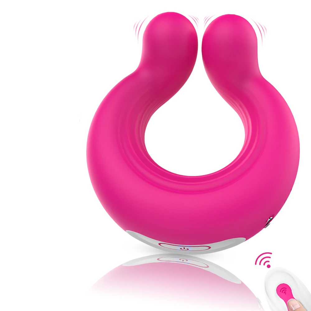 

9 Vibration Modes Vibrating Cock Ring Silicone Dual Motors Male Delay Ejaculation Masturbation Dildo Male Supplier Toys for Sex