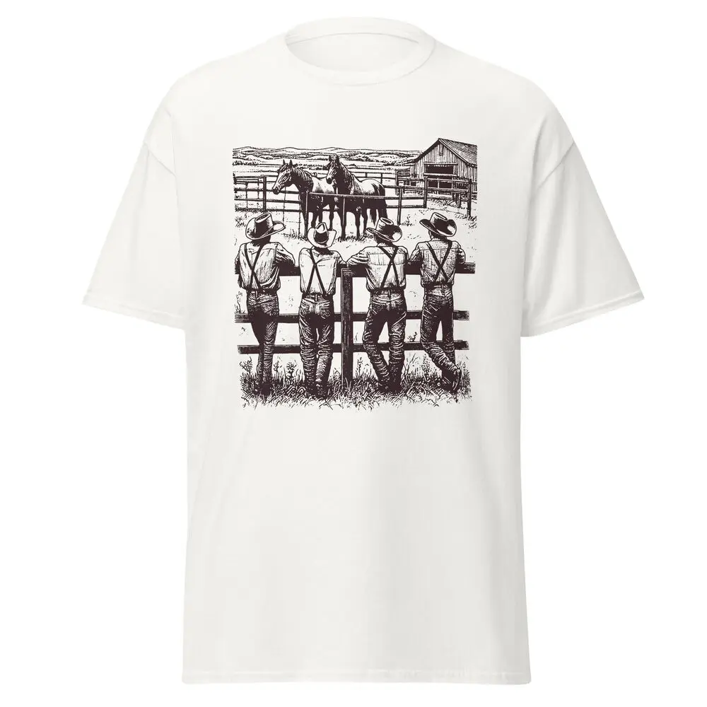 Farming Farmer Nostalgic Men's T-Shirt Rustic Graphic Novelty Farm Tee