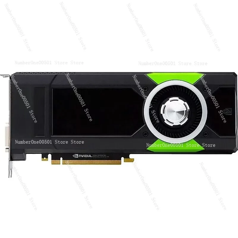 P5000 16GB Professional Graphics Card 2560 CUDA Cores 8.9 TFLOPS 4x 5K Display Workstation GPU