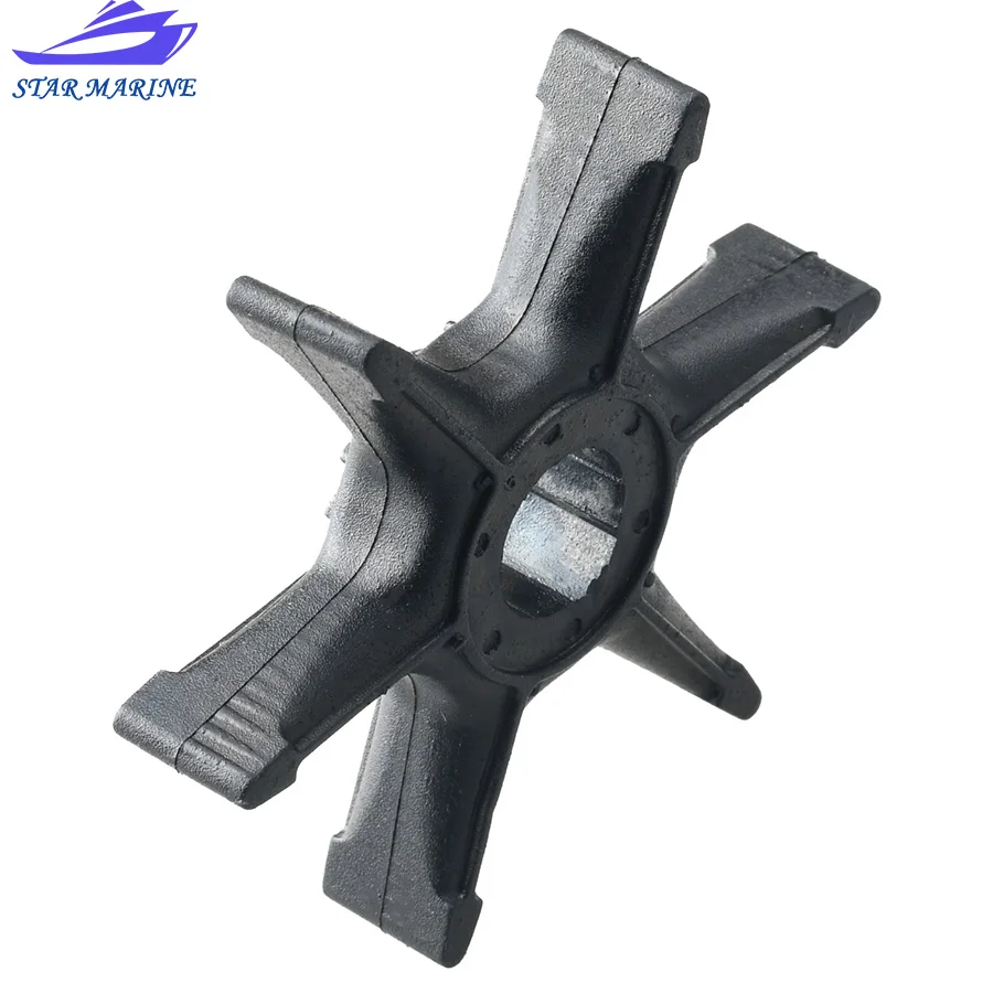 6G0-44352 Water Pump Impeller With Key for Yamaha Outboard 2 stroke 20/25HP Boat Motor Parts 6G0-44352-00-00 6G0-44352-02