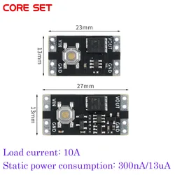 Single Bond Button Bistable Switch Module 3.5-5.4V 4.5-26V 300nA 1.3uA Load 10A Low Power Wide Voltage Micro One Key Switch