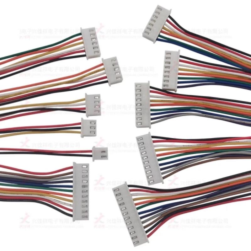 10PCS XH2.54 Electronic Wire Terminal Wire Double Head 10cm/20cm/30cm Cable 26awg Double Head Same side / Reverse side Connector