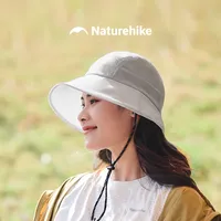 Naturehike-Summer Sun Hat Men Women Breathable Fishing Caps Sun UV Protection Mesh Fisherman Hat Hiking Outdoor Beach Cap