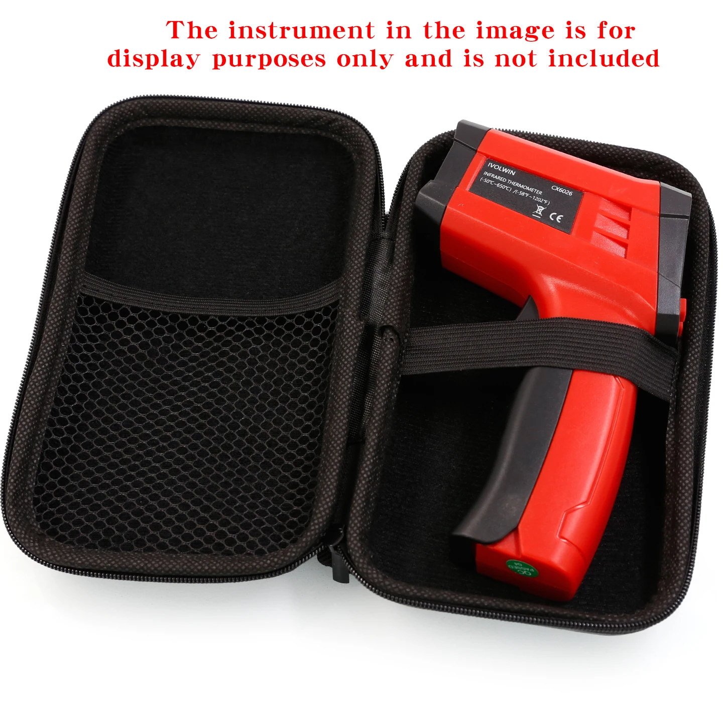Mini Digital Multimeter Instrument Bag High-End Waterproof Storage Bag Portable Shockproof PU Tool Bag
