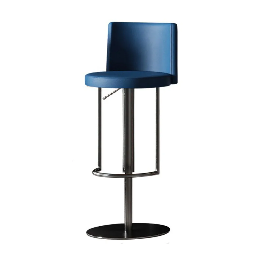 

Sleek and Comfortable Bar Stool Ideal for Bars and Kitchen Counters with Adjustable Height and Swivel Rotation Bar Stool