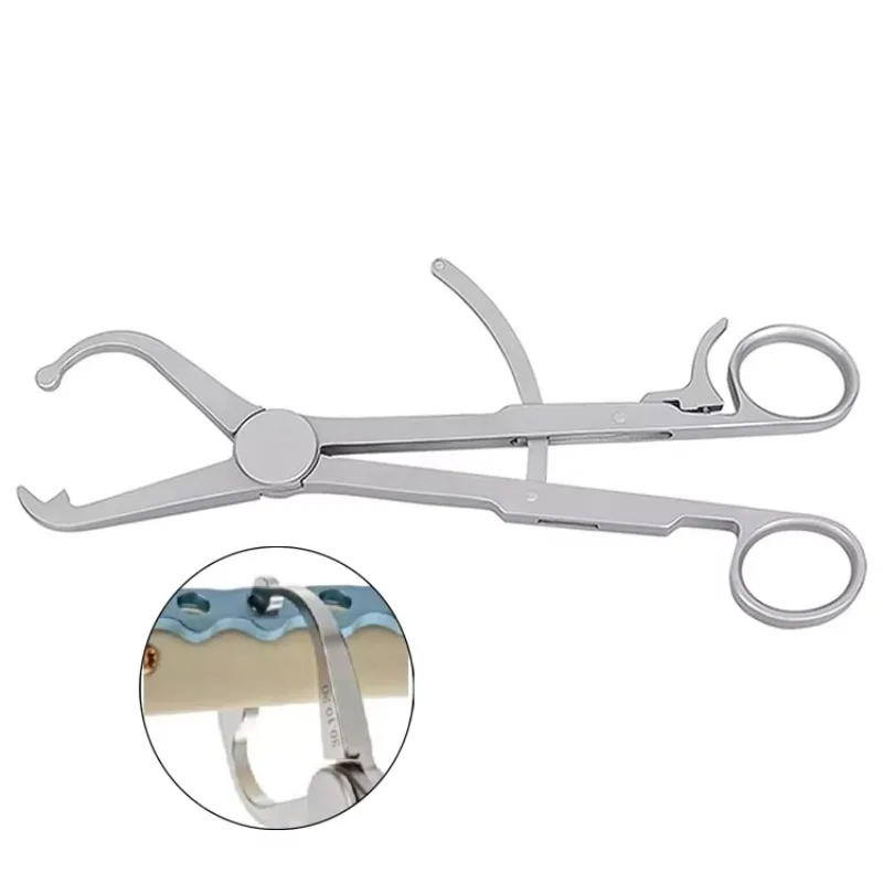 Surgical Medical Titanium Gold Animal Pet Veterinary Orthopedic Instruments Plate Holding Forceps 1.0mm-5.0mm