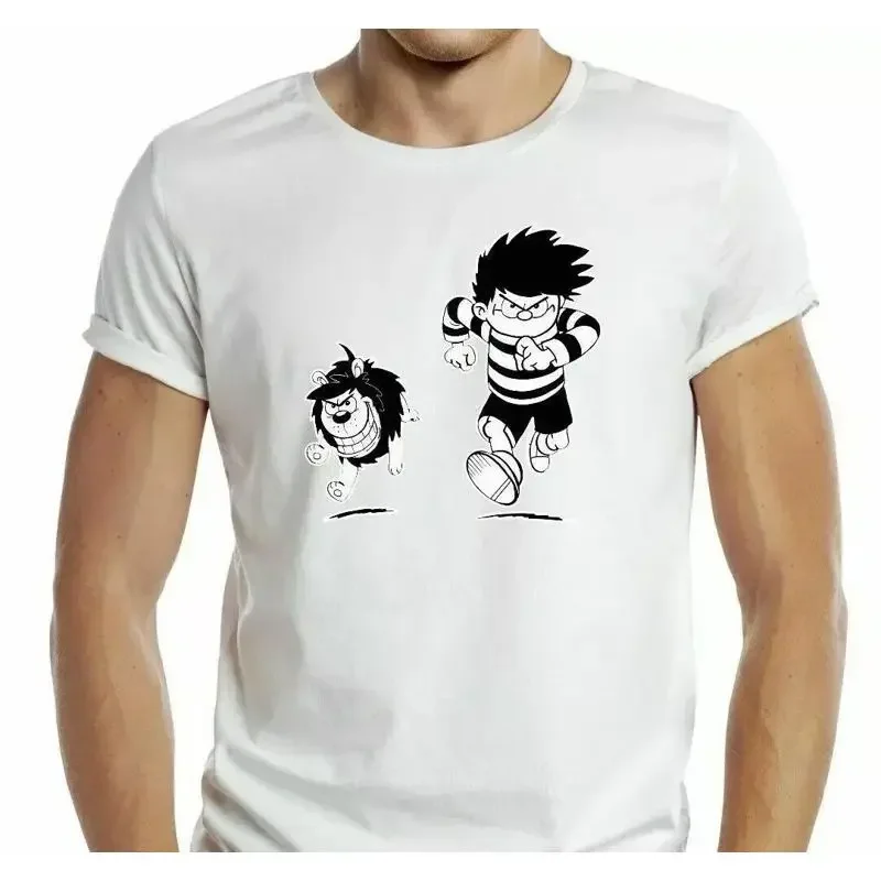 Dennis the menace T SHIRT Retro Cool Cartoon Comic Book 80s UK