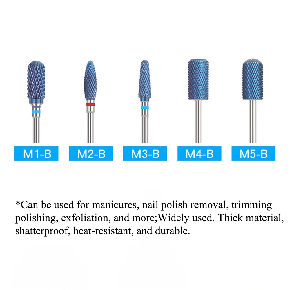 

1pc Ceramic and Tungsten Steel Nail Drill Bit for Electric Manicure Machine 2.35mm Milling Cutter Nail Tools Drill Bits forNails