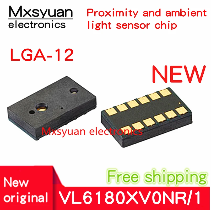 2pcs~10pcs/lot  VL6180X VL6180XV0NR/1 LGA-12 New original proximity and ambient light sensor chip