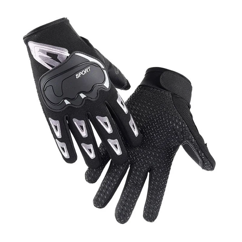 ผู้ชายถุงมือป้องกันรถจักรยานยนต์กลางแจ้งขี่จักรยานฟิตเนสยุทธวิธีถุงมือกันลื่นขับรถและขี่จักรยานถุงมือขี่ถุงมือ