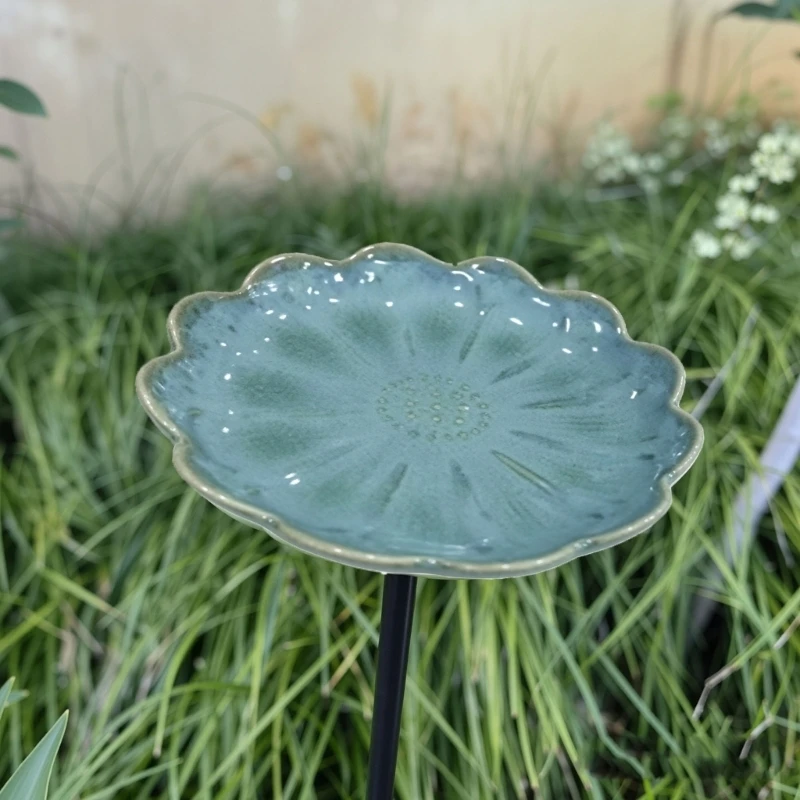 Besucher-Wasserstelle Freien mit Blumenschale, Keramik-Goggas-Bewässerungsstation 3XUF – Detail 1