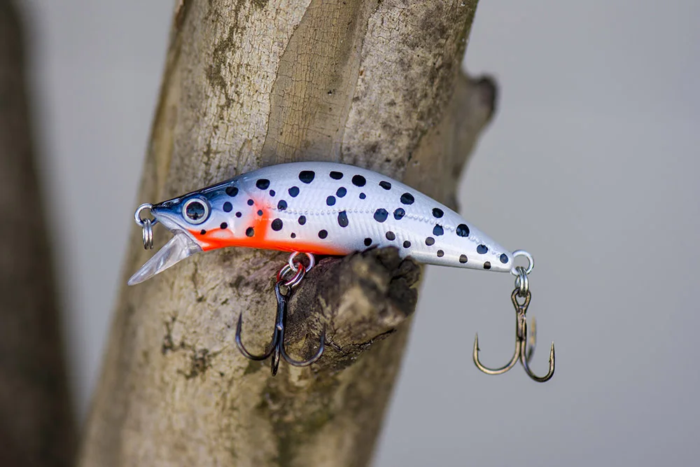 COUNTBASS Forellen-Minnow, 50 mm, 5,5 g, (1,97 Zoll, 0,2 Unzen), sinkende Angelköder, Kunststoff-Wobbler, Barsch, Leurre Angler's Tackle – Detail 13