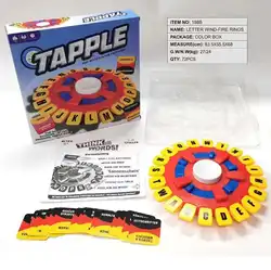 Tapple Word Game Fast-Paced Family Board Game The Quick Thinking Letter Pressing Game For Children Puzzle Learn Basta IN STOCK!