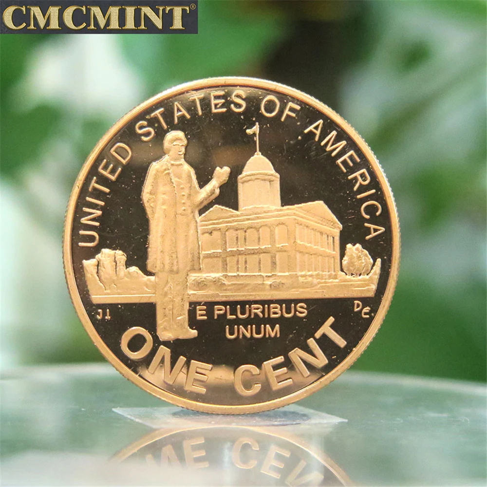 Custom Metal Blank Challenge Coin  Jumbo Penny 1 Oz .999 Troy Copper 3/4